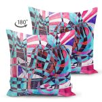 - Suet-K4010-Gorsel-1 - Realhomes Çift Taraflı Karmaşık Geometrik Şekiller Özel Tasarım Dijital Baskılı Modern Süet Yastık Kırlent Kılıfı Realhomes