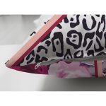 - Suet-K4014-Gorsel-2 - Realhomes Çift Taraflı Leopar Ve Puanlı Zeminde Çiçek Motifli Özel Tasarım Dijital Baskılı Modern Süet Yastık Kırlent Kılıfı Realhomes