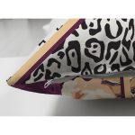 - Suet-K4015-Gorsel-2 - Realhomes Çift Taraflı Leopar Ve Puanlı Zeminde Çiçek Motifli Özel Tasarım Dijital Baskılı Modern Süet Yastık Kırlent Kılıfı Realhomes