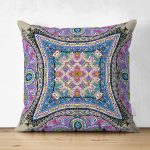 - Suet-K4025-Gorsel - Realhomes Çift Taraflı Etnik Desenli Özel Tasarım Dijital Baskılı Modern Süet Yastık Kırlent Kılıfı Realhomes