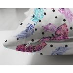 Çift Taraflı Kelebek Ve Tüy Motifli Dijital Baskılı Özel Tasarım Modern Süet Yastık Kırlent Kılıfı Realhomes