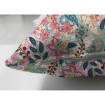 Çift Taraflı Renkli Çiçek Motifli Özel Tasarım Dijital Baskılı Modern Süet Yastık Kırlent Kılıfı Realhomes