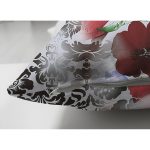 Çift Taraflı Leopar Ve Damask Zeminde Çiçek Desenli Tasarım Dijital Baskılı Modern Süet Yastık Kırlent Kılıfı Realhomes