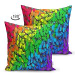 - Suet-K4040-Gorsel-1 - Realhomes Çift Taraflı Rengarenk Kelebek Desenli Özel Tasarım Dijital Baskılı Modern Süet Yastık Kırlent Kılıfı Realhomes