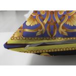 - Suet-K4041-Gorsel-2 - Realhomes Çift Taraflı Altın Zincir Desenli Tasarım Dijital Baskılı Modern Süet Yastık Kırlent Kılıfı Realhomes