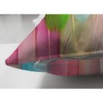 - Suet-K4049-Gorsel-2 - Realhomes Çift Taraflı Rengarenk Tüy Desenli Özel Tasarım Dijital Baskılı Modern Süet Yastık Kırlent Kılıfı Realhomes