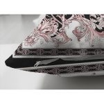 Çift Taraflı Halat Ve Kemer Motifli Özel Tasarım Dijital Baskılı Modern Süet Yastık Kırlent Kılıfı Realhomes