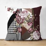 - Suet-K4062-Gorsel - Realhomes Çift Taraflı Çiçek Motifli Özel Tasarım Dijital Baskılı Modern Süet Yastık Kırlent Kılıfı Realhomes