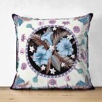 - Suet-K4069-Gorsel - Realhomes Çift Taraflı Çiçek Desenli Özel Tasarım Dijital Baskılı Modern Süet Yastık Kırlent Kılıfı Realhomes