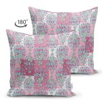 - Suet-K4071-Gorsel-1 - Realhomes Çift Taraflı Çiçek Demeti Motifli Dijital Baskılı Özel Tasarım Modern Süet Yastık Kırlent Kılıfı Realhomes