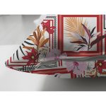 - Suet-K4074-Gorsel-2 - Realhomes Çift Taraflı Geometrik Çerçeveli Çiçek Motifli Özel Tasarım Dijital Baskılı Modern Süet Yastık Kırlent Kılıfı Realhomes