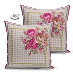 - Suet-K4076-Gorsel-1 - Realhomes Çift Taraflı Kazayağı Zeminli Çiçek Motifli Özel Tasarım Dijital Baskılı Modern Süet Yastık Kırlent Kılıfı Realhomes