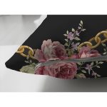 - Suet-K4078-Gorsel-2 - Realhomes Çift Taraflı Çiçek Ve Zincir Motifli Özel Tasarım Dijital Baskılı Modern Süet Yastık Kırlent Kılıfı Realhomes