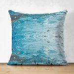 - Suet-K4079-Gorsel - Realhomes Çift Taraflı Altın Ve Mermer Desenli Özel Tasarım Dijital Baskılı Modern Süet Yastık Kırlent Kılıfı Realhomes