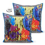 - Suet-K4080-Gorsel-1 - Realhomes Çift Taraflı Antik Yunan Motifli Özel Tasarım Dijital Baskılı Modern Süet Yastık Kırlent Kılıfı Realhomes