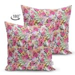 - Suet-K4082-Gorsel-1 - Realhomes Çift Taraflı Renkli Zeminde Çiçek Motifli Özel Tasarım Dijital Baskılı Modern Süet Yastık Kırlent Kılıfı Realhomes
