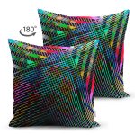 - Suet-K4091-Gorsel-1 - Realhomes Çift Taraflı Rengarenk Karmaşık Geometrik Desenli Özel Tasarım Dijital Baskılı Modern Süet Yastık Kırlent Kılıfı Realhomes