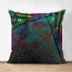 - Suet-K4091-Gorsel - Realhomes Çift Taraflı Rengarenk Karmaşık Geometrik Desenli Özel Tasarım Dijital Baskılı Modern Süet Yastık Kırlent Kılıfı Realhomes