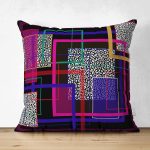 - Suet-K4095-Gorsel - Realhomes Çift Taraflı Geometrik Motifli Özel Tasarım Dijital Baskılı Modern Süet Yastık Kırlent Kılıfı Realhomes