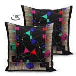 - Suet-K4096-Gorsel-1 - Realhomes Çift Taraflı Geometrik Motifli Özel Tasarım Dijital Baskılı Modern Süet Yastık Kırlent Kılıfı Realhomes