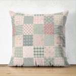 - Suet-K410-Gorsel - Realhomes Çift Taraflı Patchwork Desenli Özel Tasarım Dijital Baskılı Modern Süet Yastık Kırlent Kılıfı Realhomes