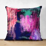 - Suet-K4106-Gorsel - Realhomes Çift Taraflı Geometrik Desenli Özel Tasarım Dijital Baskılı Modern Süet Yastık Kırlent Kılıfı Realhomes