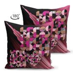 - Suet-K4113-Gorsel-1 - Realhomes Çift Taraflı Geometrik Motifli Özel Tasarım Dijital Baskılı Modern Süet Yastık Kırlent Kılıfı Realhomes