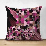 - Suet-K4113-Gorsel - Realhomes Çift Taraflı Geometrik Motifli Özel Tasarım Dijital Baskılı Modern Süet Yastık Kırlent Kılıfı Realhomes