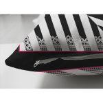 - Suet-K4123-Gorsel-2 - Realhomes Çift Taraflı Siyah Beyaz Geometrik Desenli Özel Tasarım Dijital Baskılı Modern Süet Yastık Kırlent Kılıfı Realhomes