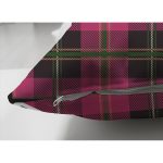 - Suet-K4130-Gorsel-2 - Realhomes Çift Taraflı Ekose Geometrik Ve Kazayağı Desenli Özel Tasarım Dijital Baskılı Modern Süet Yastık Kırlent Kılıfı Realhomes