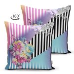 - Suet-K4148-Gorsel-1 - Realhomes Çift Taraflı Çiçek Desenli Özel Tasarım Dijital Baskılı Modern Süet Yastık Kırlent Kılıfı Realhomes