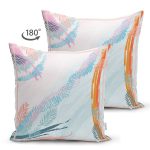 - Suet-K4151-Gorsel-1 - Realhomes Çift Taraflı Modern Mavi ve Turuncu Tasarımlı Dijital Baskılı Süet Yastık Kırlent Kılıfı Realhomes