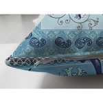 - Suet-K4155-Gorsel-2 - Realhomes Çift Taraflı Modern Mavi Temalı Özel Tasarım Dijital Baskılı Süet Yastık Kırlent Kılıfı Realhomes