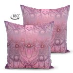 Çift Taraflı Modern Çini Temalı Dijital Baskılı Süet Yastık Kırlent Kılıfı Realhomes