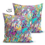 - Suet-K4161-Gorsel-1 - Realhomes Çift Taraflı Renkli Suluboya Özel Tasarım Süet Yastık Kırlent Kılıfı Realhomes