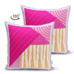 - Suet-K4163-Gorsel-1 - Realhomes Çift Taraflı Abstract Geometrik Motifli Özel Tasarım Dijital Baskılı Modern Süet Yastık Kırlent Kılıfı Realhomes
