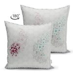 - Suet-K4184-Gorsel-1 - Realhomes Çift Taraflı Gri Zeminli Çiçek Motifli Özel Tasarım Dijital Baskılı Modern Süet Yastık Kırlent Kılıfı Realhomes