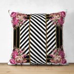 - Suet-K4188-Gorsel - Realhomes Çift Taraflı Modern Sanat Tasarımlı Dijital Baskılı Süet Yastık Kırlent Kılıfı Realhomes