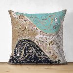 - Suet-K4192-Gorsel - Realhomes Çift Taraflı Modern Çini Sanatı Motifli Özel Tasarım Süet Yastık Kırlent Kılıfı Realhomes