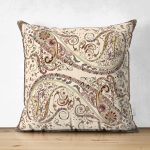 - Suet-K4193-Gorsel - Realhomes Çift Taraflı Modern Çini Sanatı Motifli Özel Tasarım Süet Yastık Kırlent Kılıfı Realhomes