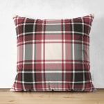 - Suet-K4196-Gorsel - Realhomes Çift Taraflı Modern Ekose Tasarımlı Süet Yastık Kırlent Kılıfı Realhomes