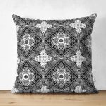 - Suet-K4198-Gorsel - Realhomes Çift Taraflı Modern Çini Tasarımlı Dijital Baskılı Süet Yastık Kırlent Kılıfı Realhomes