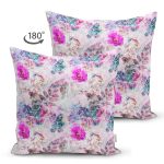 - Suet-K4214-Gorsel-1 - Realhomes Çift Taraflı Modern Çiçek Tasarımlı Dijital Baskılı Özel Tasarım Süet Yastık Kırlent Kılıfı Realhomes