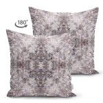 Çift Taraflı Modern Sanat Tasarımlı Dijital Baskılı Süet Yastık Kırlent Kılıfı Realhomes