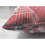 Çift Taraflı Modern Sanat Tasarımlı Dijital Baskılı Süet Yastık Kırlent Kılıfı Realhomes