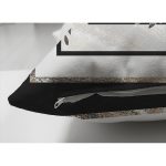 Çift Taraflı Modern Sanat Tasarımlı Dijital Baskılı Süet Yastık Kırlent Kılıfı Realhomes