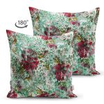 Çift Taraflı Modern Sanat Tasarımlı Dijital Baskılı Süet Yastık Kırlent Kılıfı Realhomes