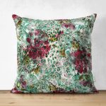 Çift Taraflı Modern Sanat Tasarımlı Dijital Baskılı Süet Yastık Kırlent Kılıfı Realhomes