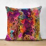 - Suet-K4226-Gorsel - Realhomes Çift Taraflı Modern Sanat Tasarımlı Dijital Baskılı Süet Yastık Kırlent Kılıfı Realhomes