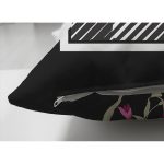 Çift Taraflı Modern Geometrik Motifli Özel Tasarım Süet Yastık Kırlent Kılıfı Realhomes